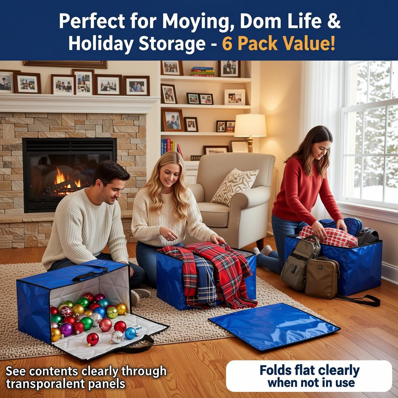 Heavy Duty Moving Bags or Storage Bag – Large Moving Boxes...