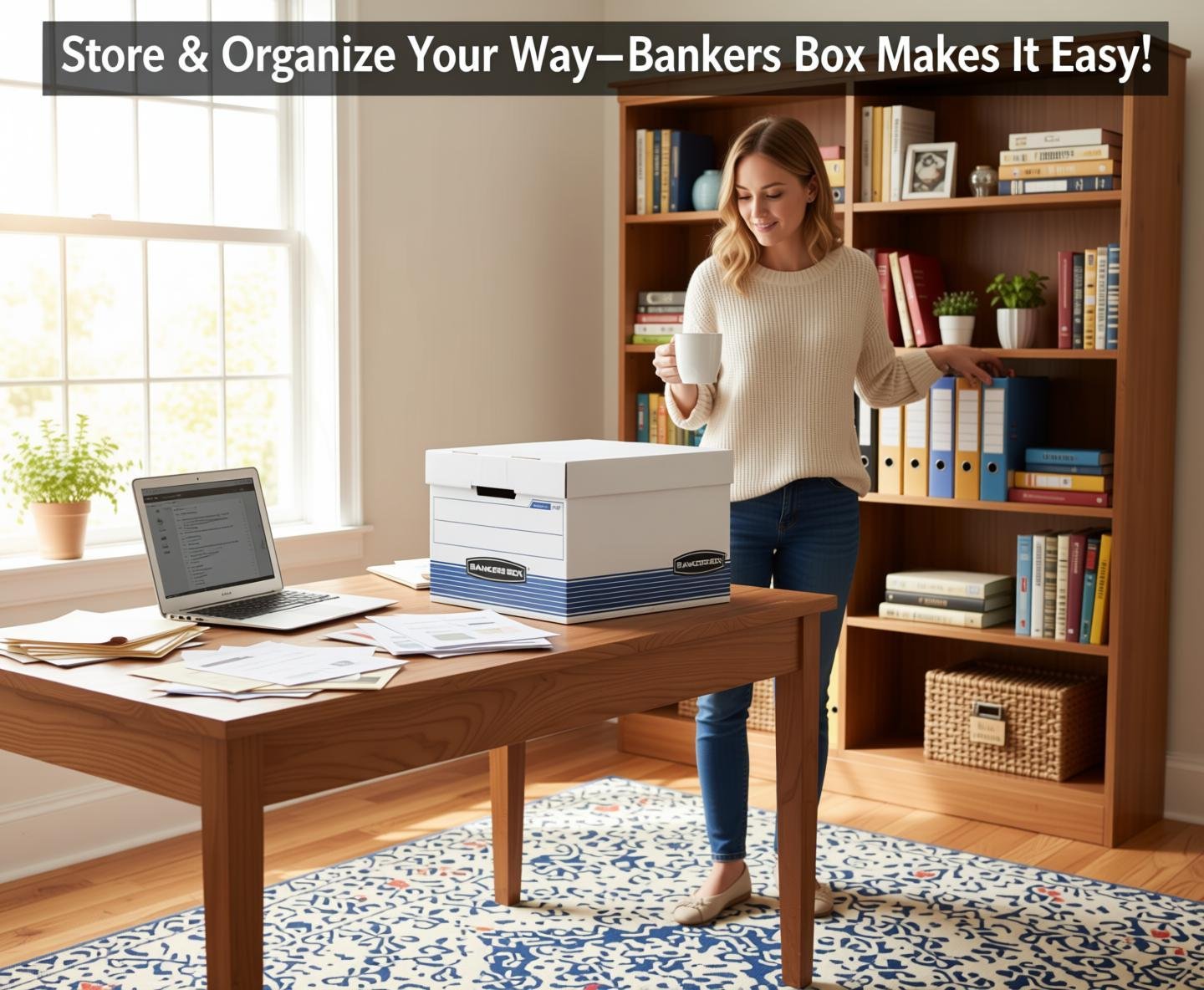 Box 20-Pack Medium Duty File Storage Boxes with Lids,...